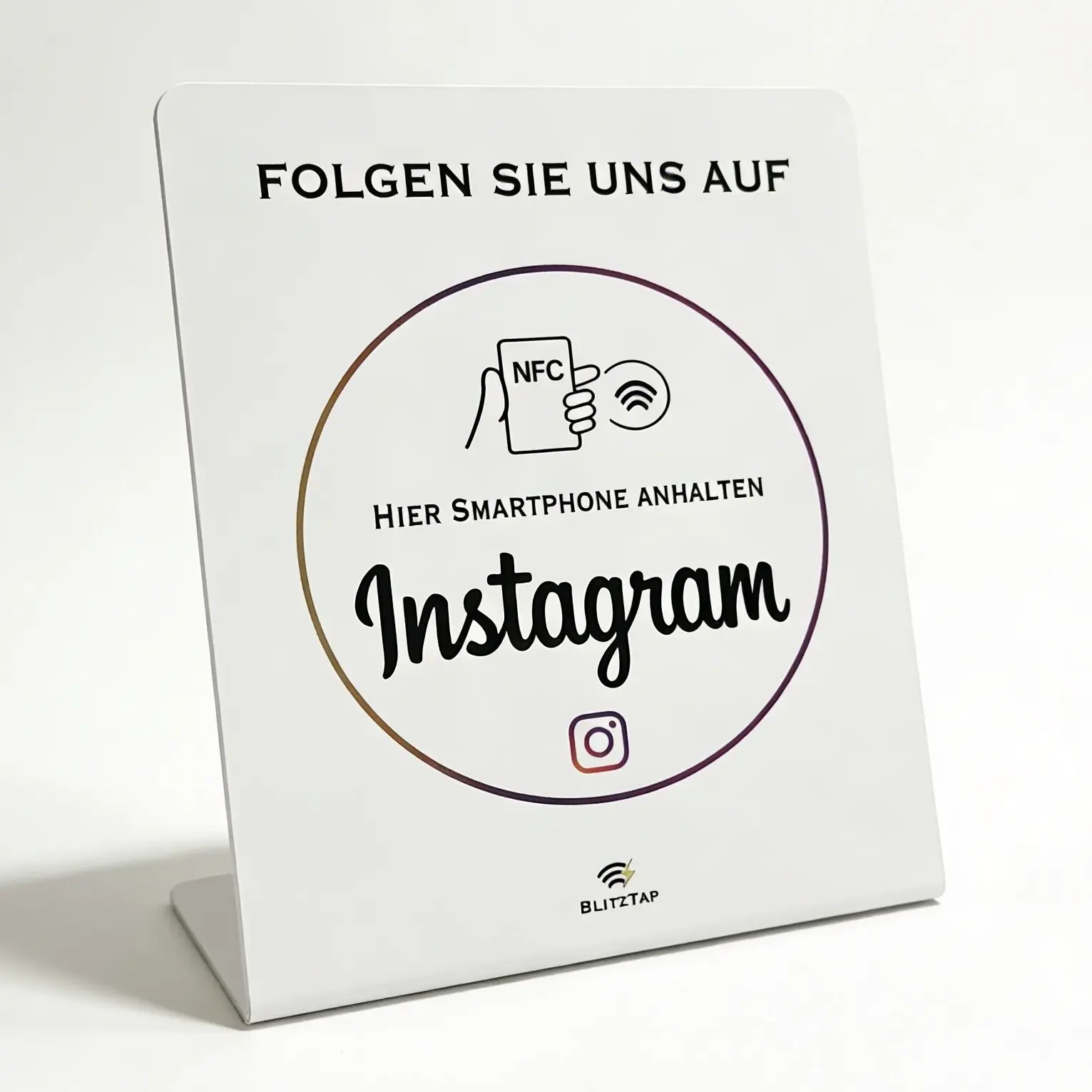 1 NFC INSTAGRAM AUFSTELLER