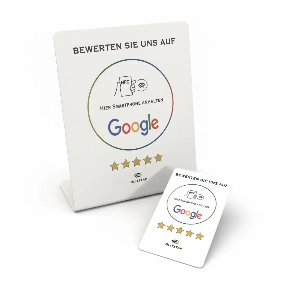 1 NFC GOOGLE AUFSTELLER 1 KARTE