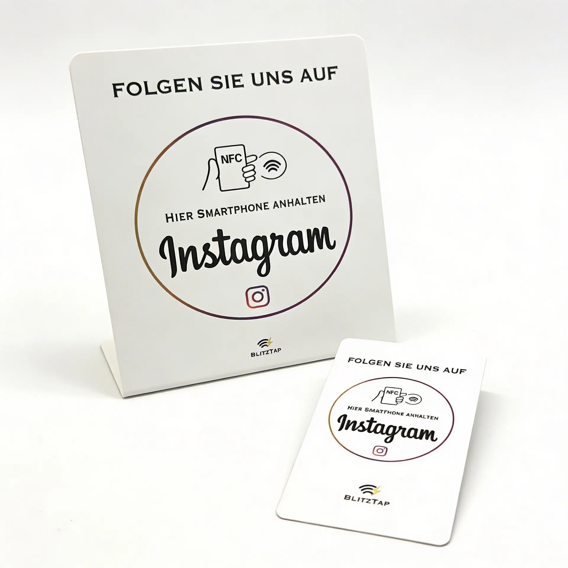 10 NFC INSTAGRAM AUFSTELLER +10 Karten Geschenkt