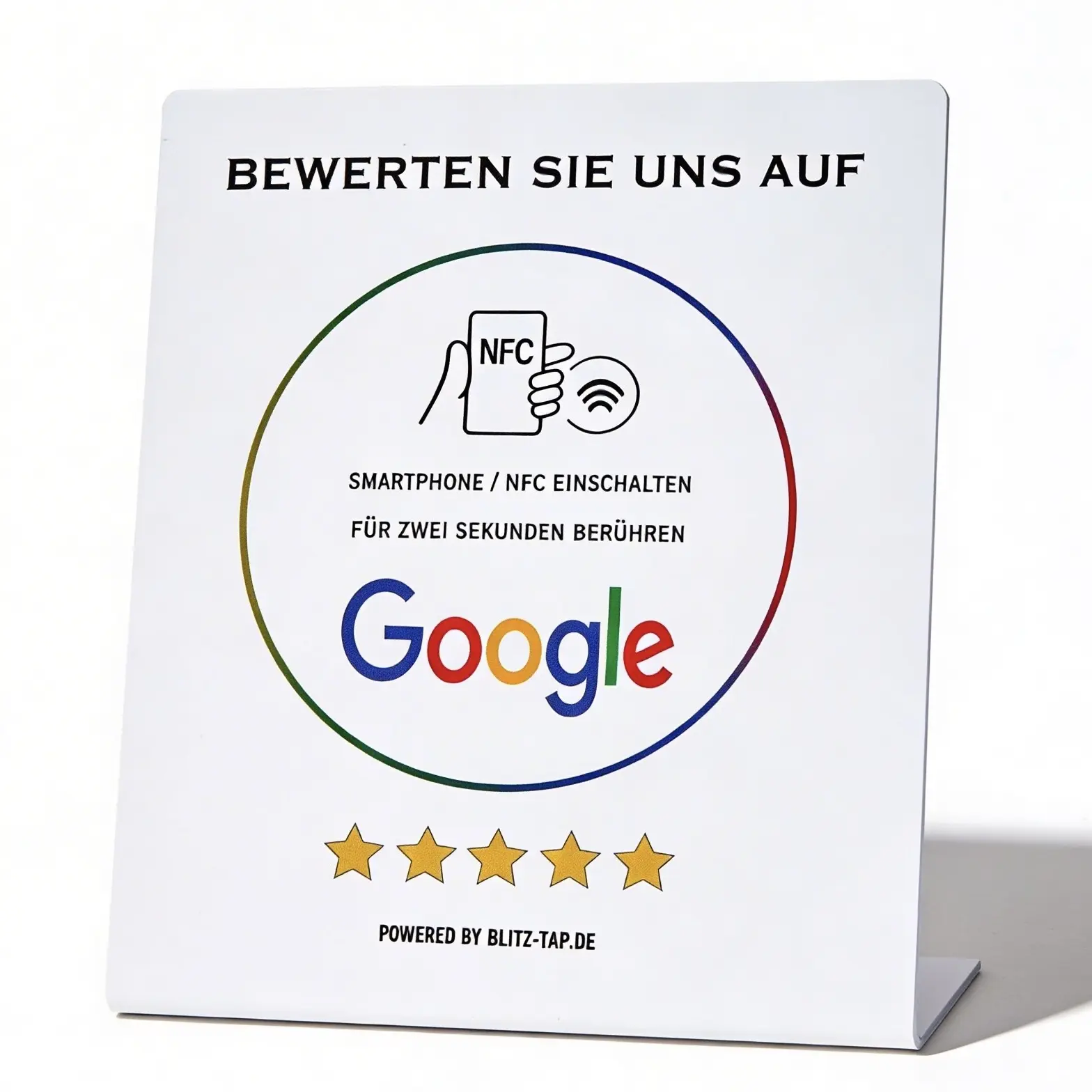 1 NFC GOOGLE AUFSTELLER WEISS/BUNT